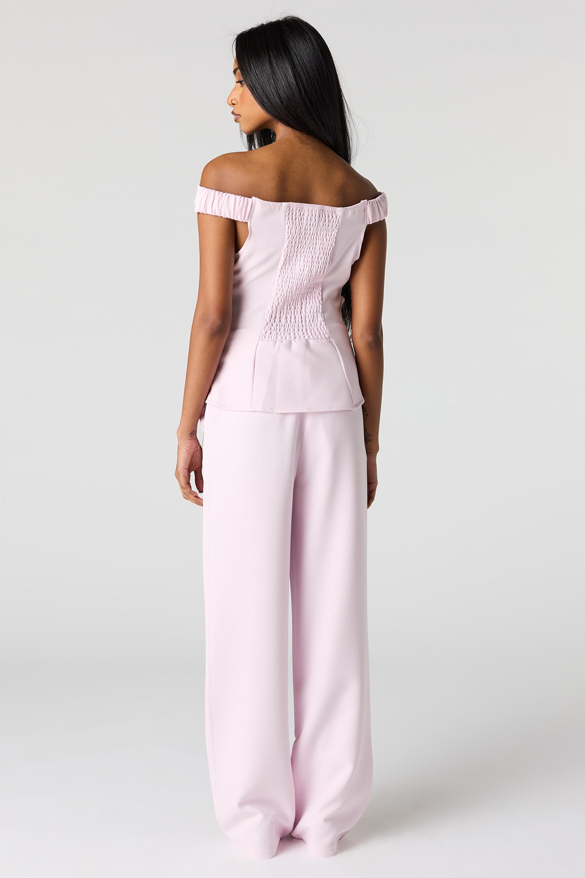 Alt View 3. Straight Leg Dress Pant - Lilac