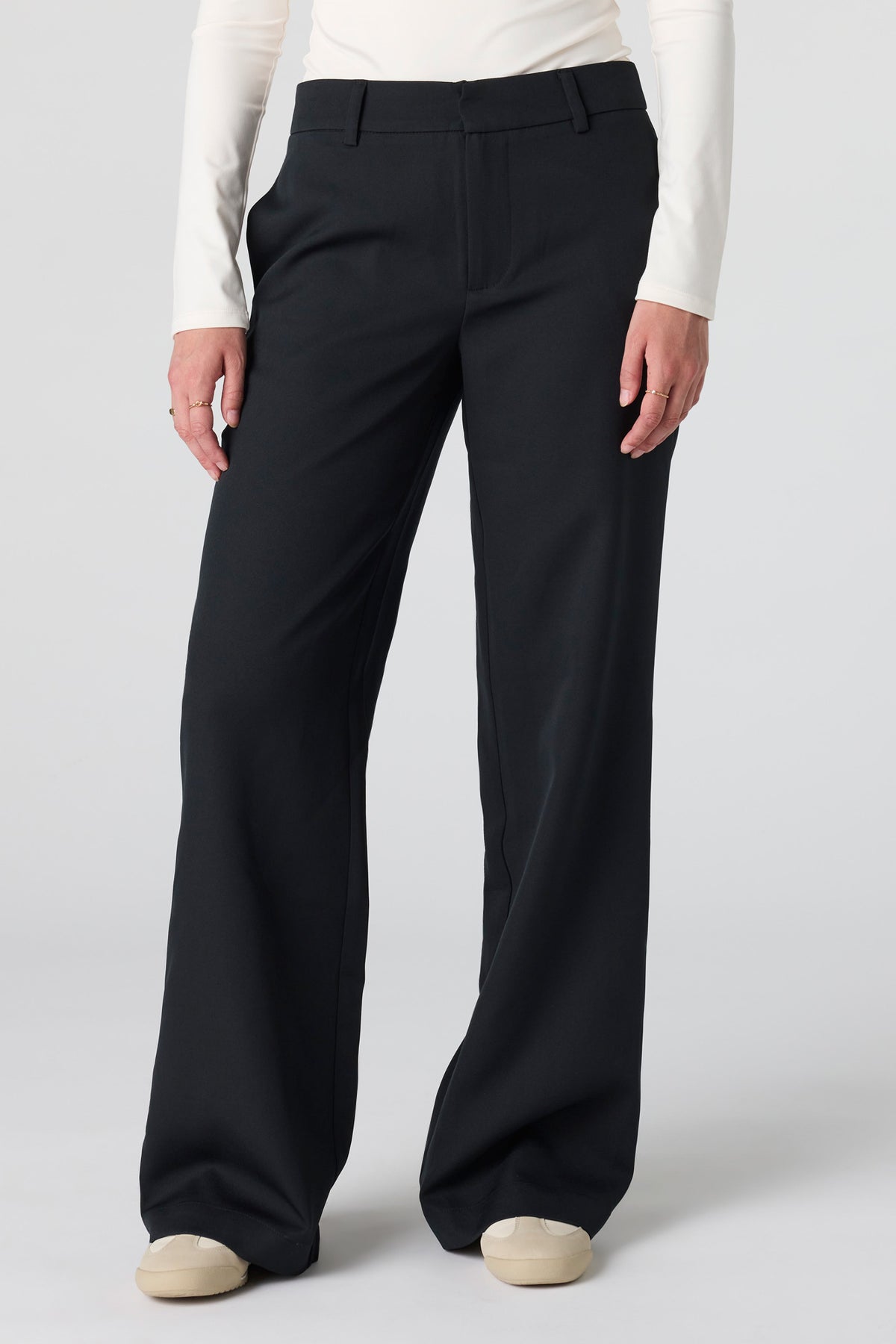 Alt View 2. Straight Leg Dress Pant - Black