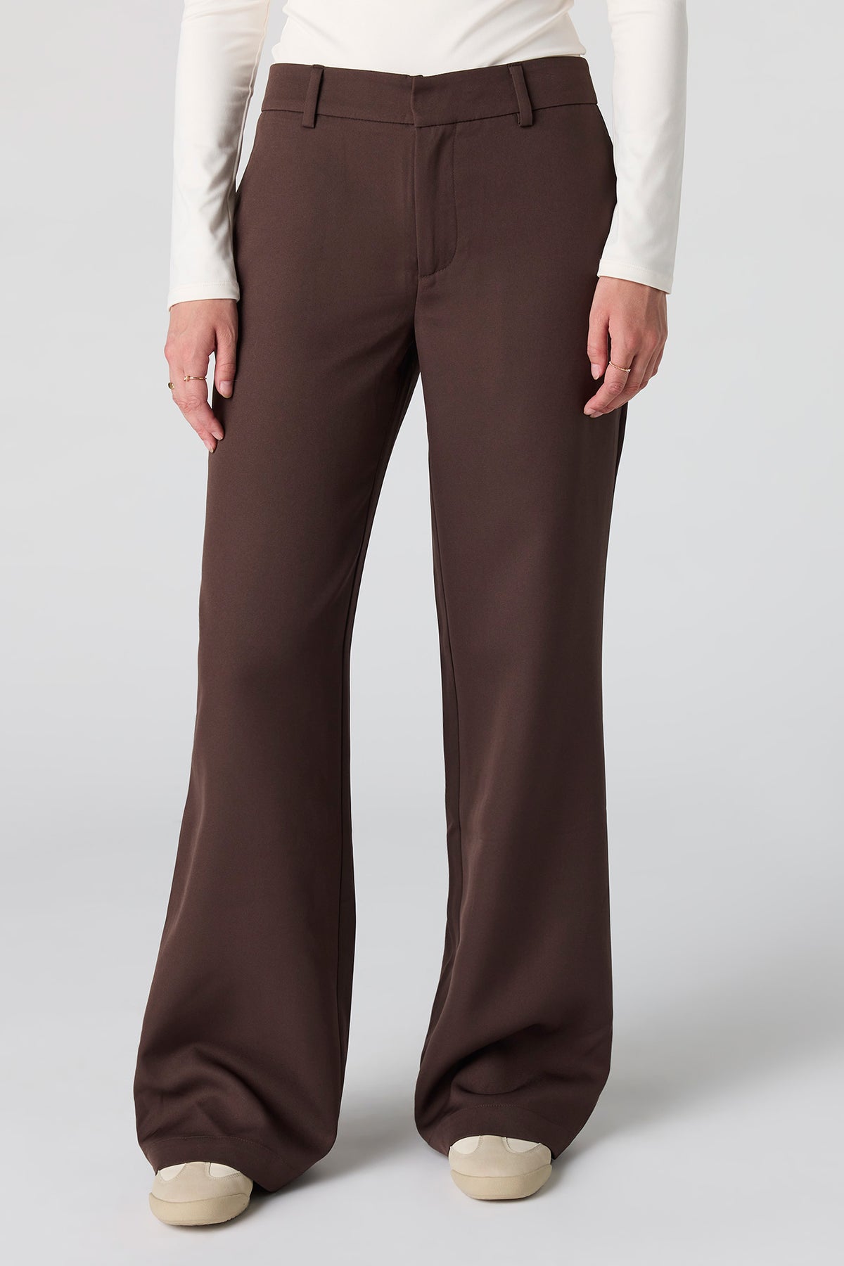 Alt View 2. Straight Leg Dress Pant - Brown