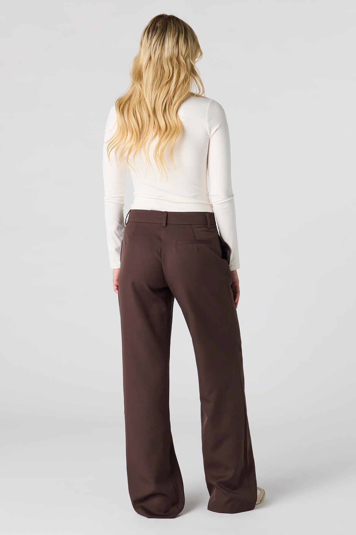 Alt View 3. Straight Leg Dress Pant - Brown