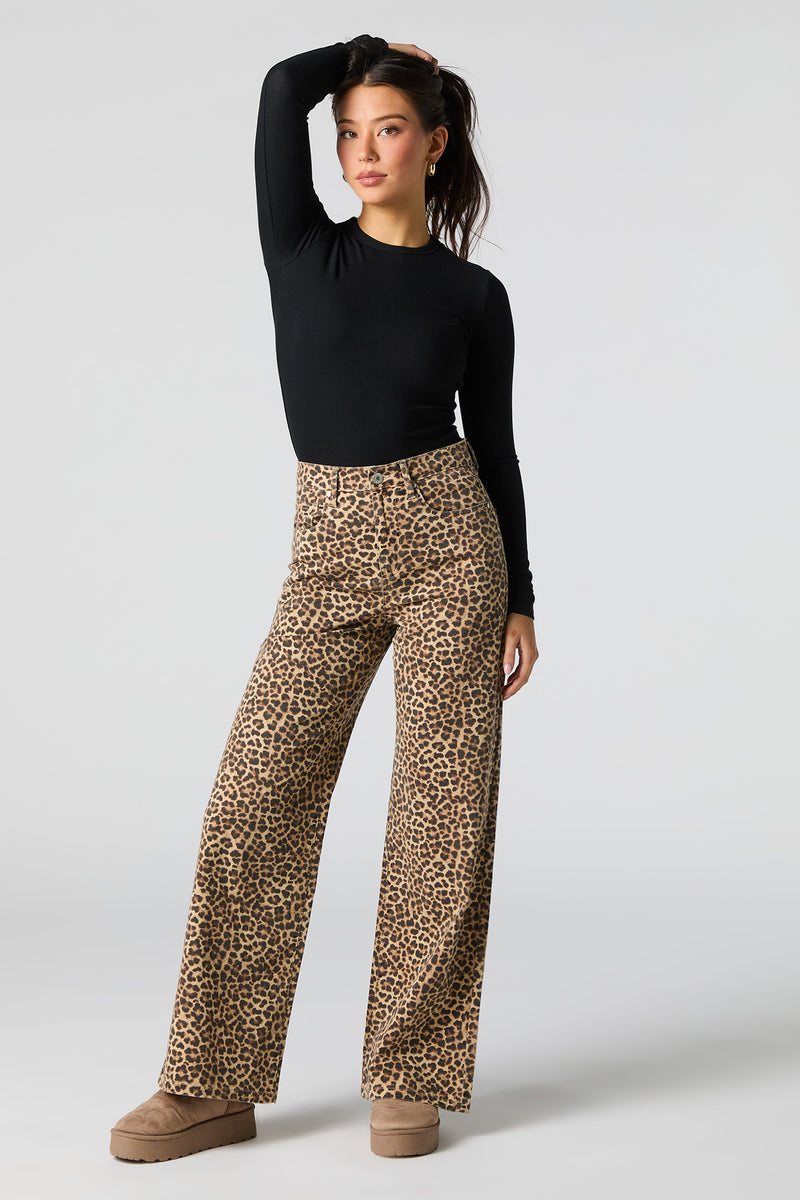 Pantalon à jambe large