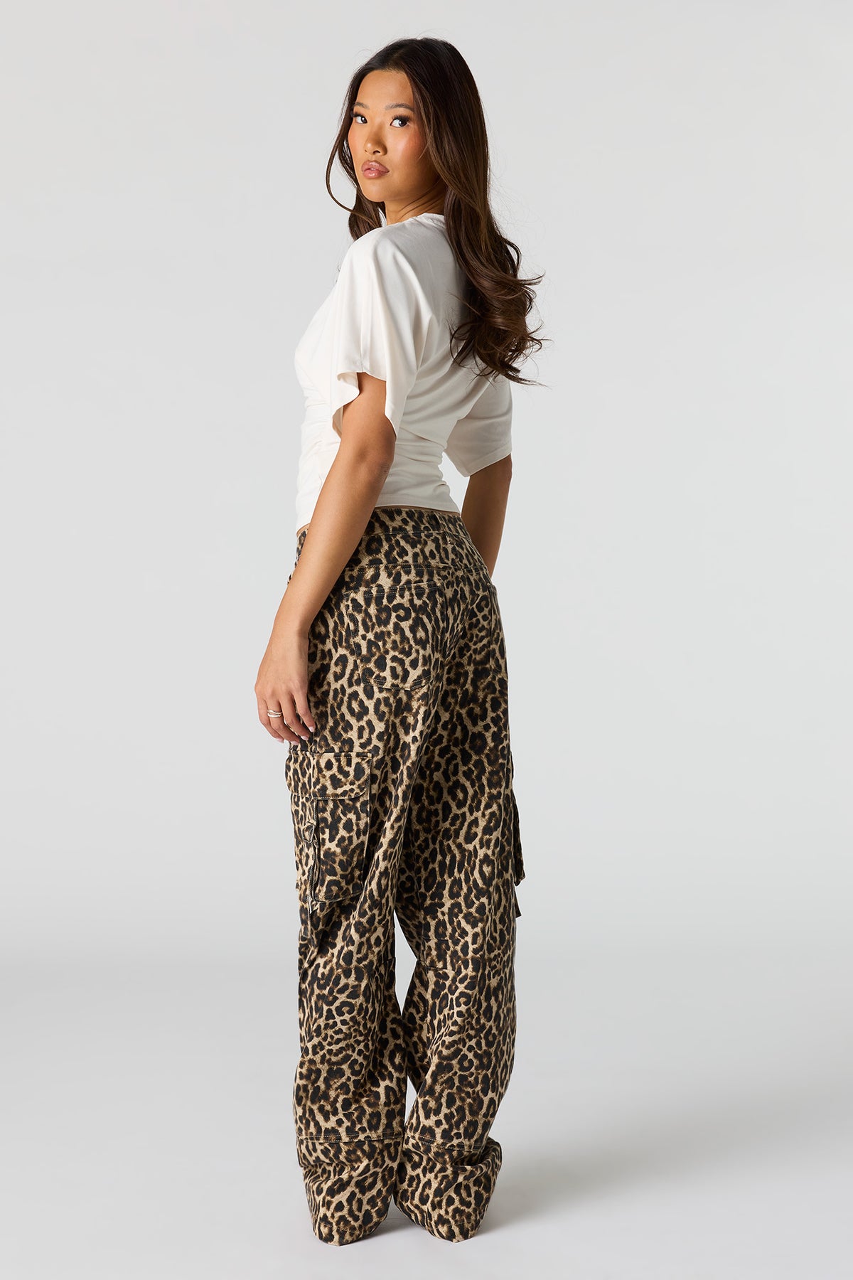 Vue alternative 3. Pantalon cargo à taille basse