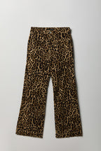 Pantalon à jambe évasée avec ceinture
