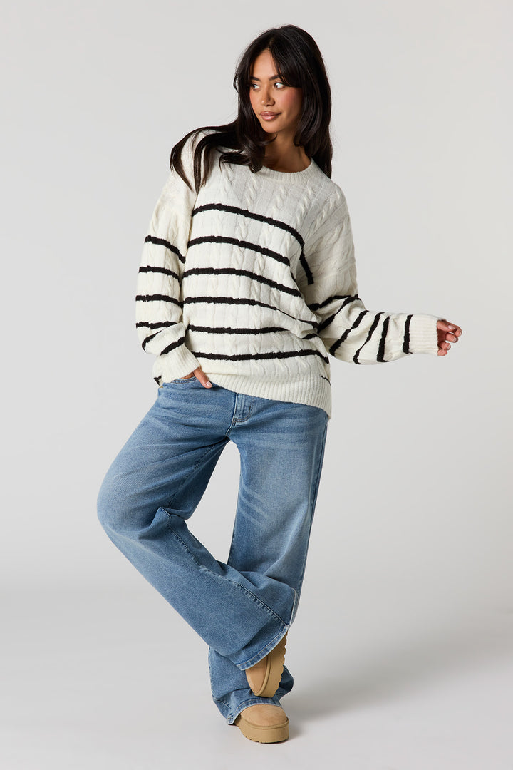 Mid Rise Wide Leg Jean