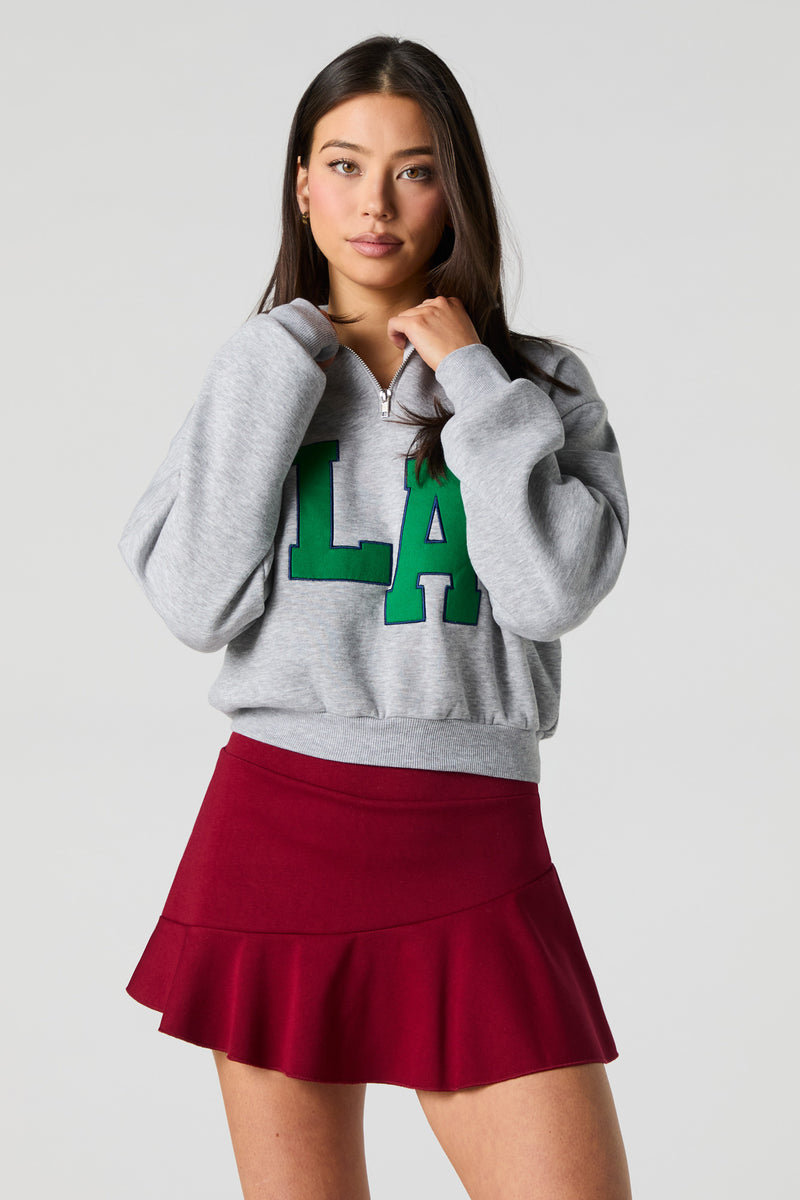 Minijupe-short volantée