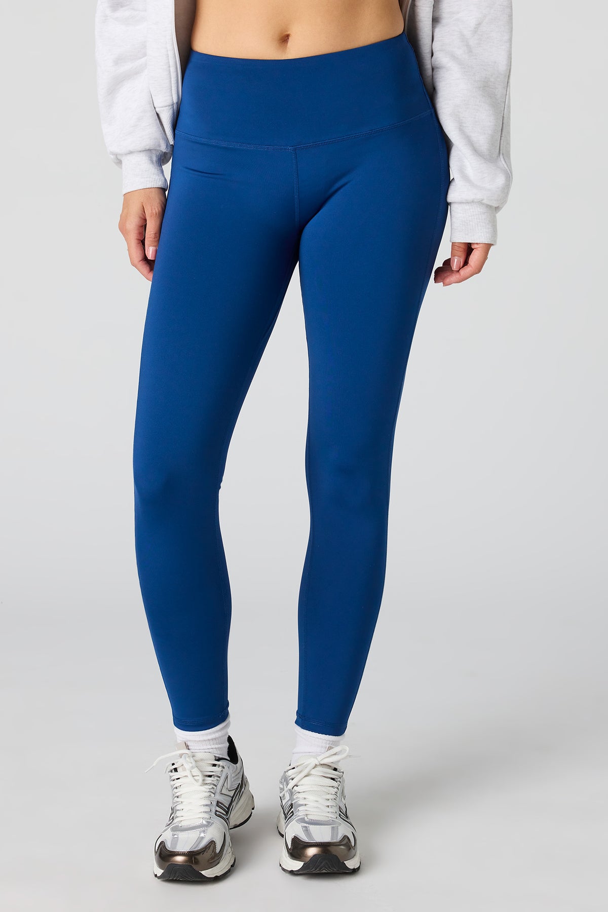 Alt View 2. Active High Density Legging 26" - Navy