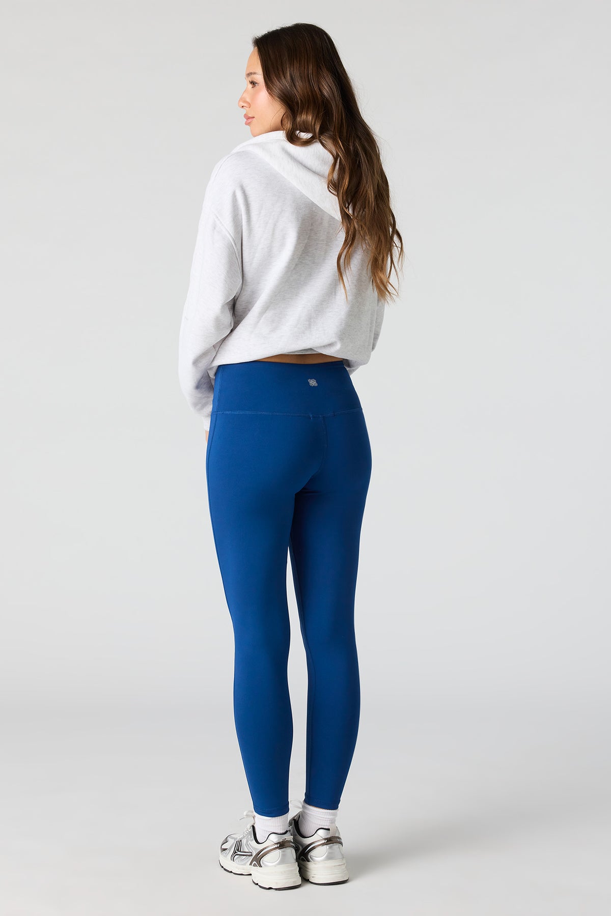 Alt View 3. Active High Density Legging 26" - Navy