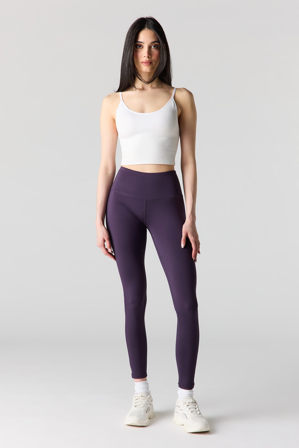 Active High Density Legging 28" - Purple