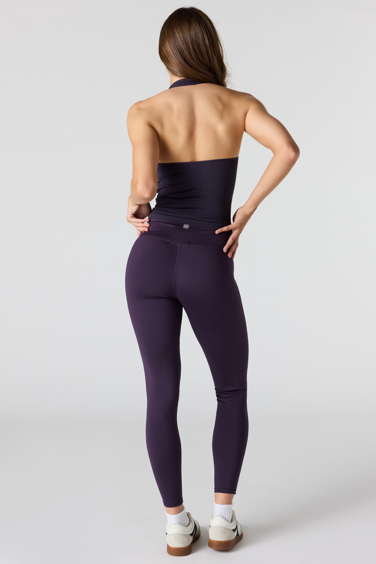 Alt View 3. Active Soft Legging 26" - Plum