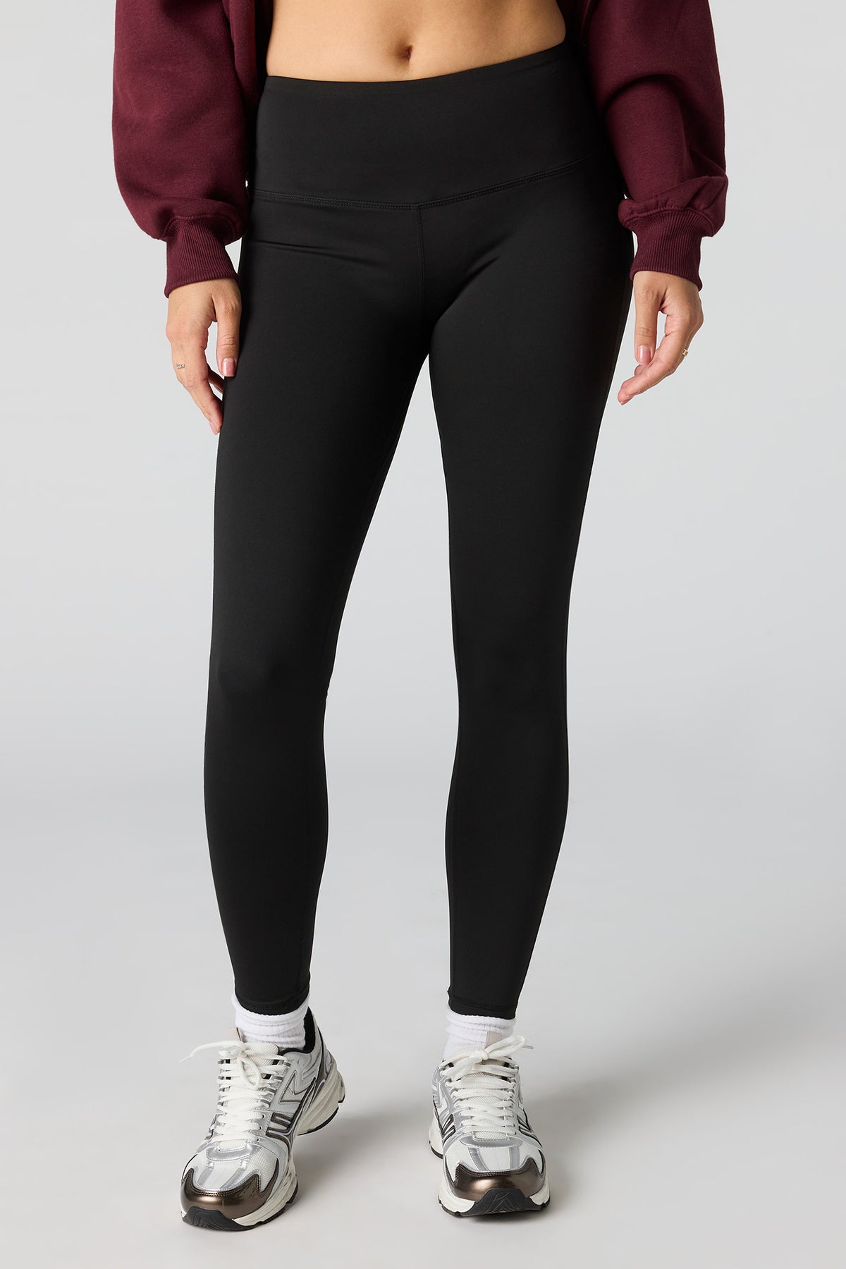 Alt View 2. Active High Density Legging 26" - Black