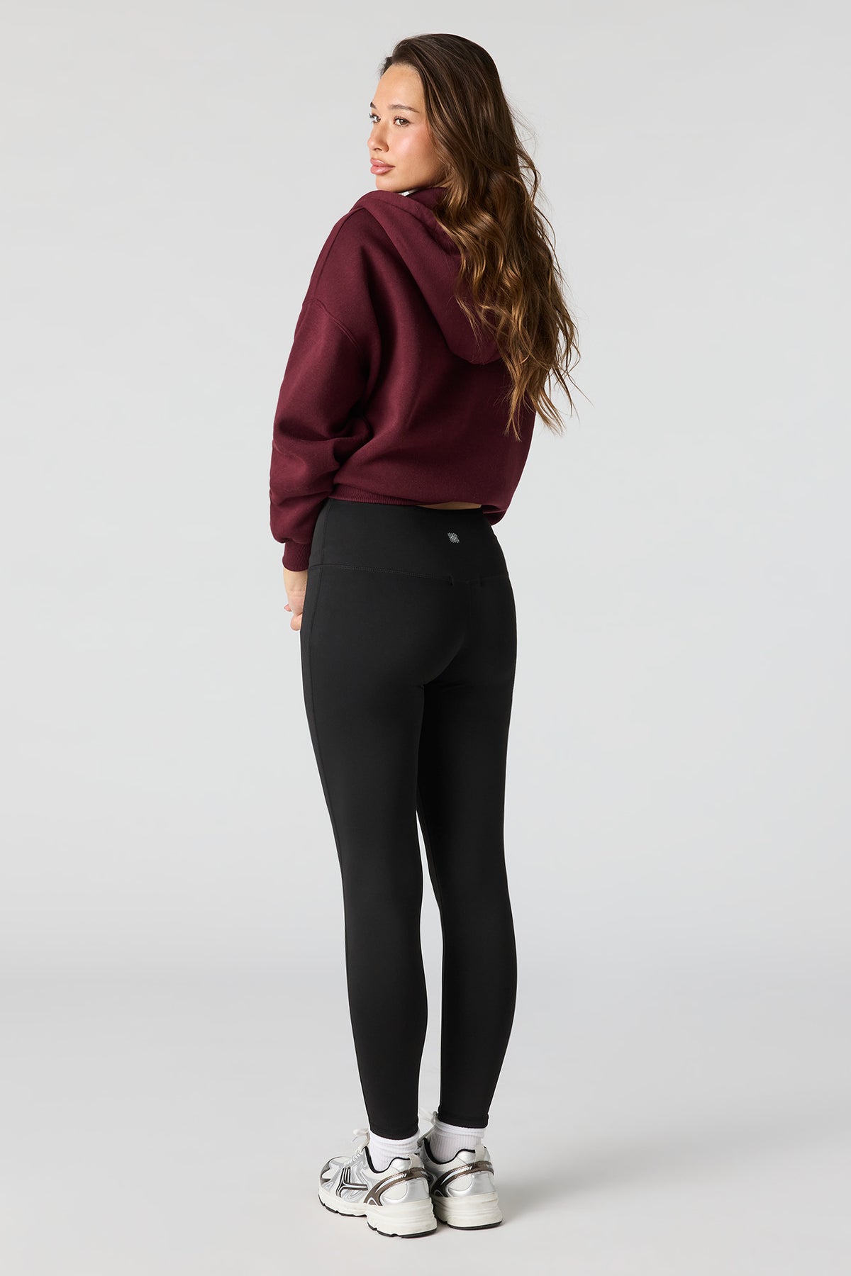Alt View 3. Active High Density Legging 26" - Black