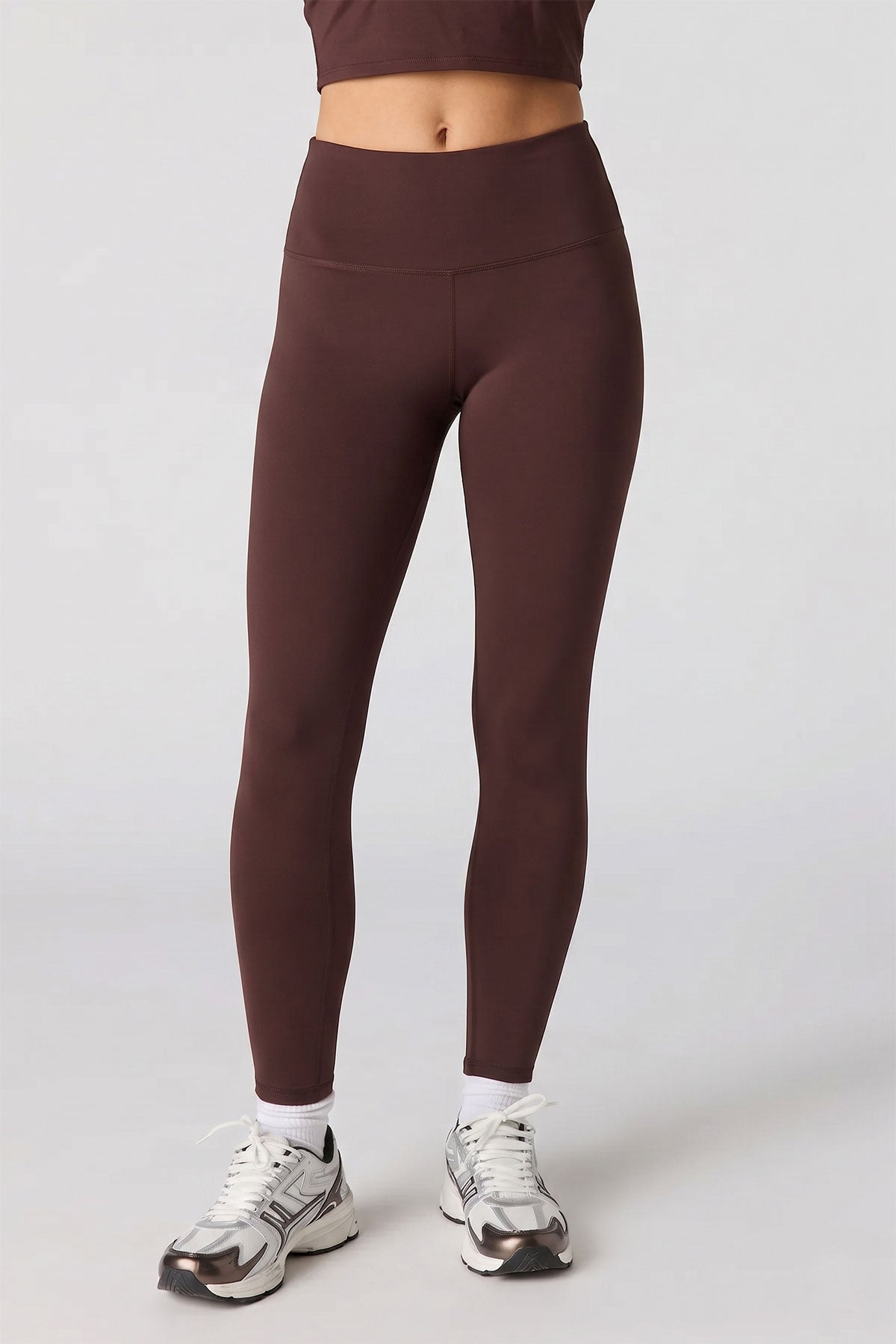 Alt View 3. Active High Density Legging 26" - Brown