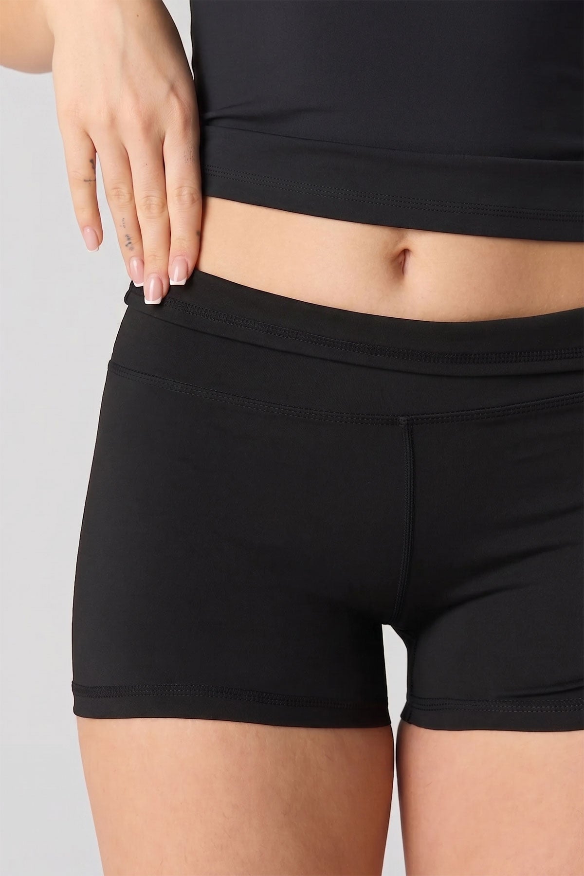 Alt View 4. Active High Density Short 3" - Black