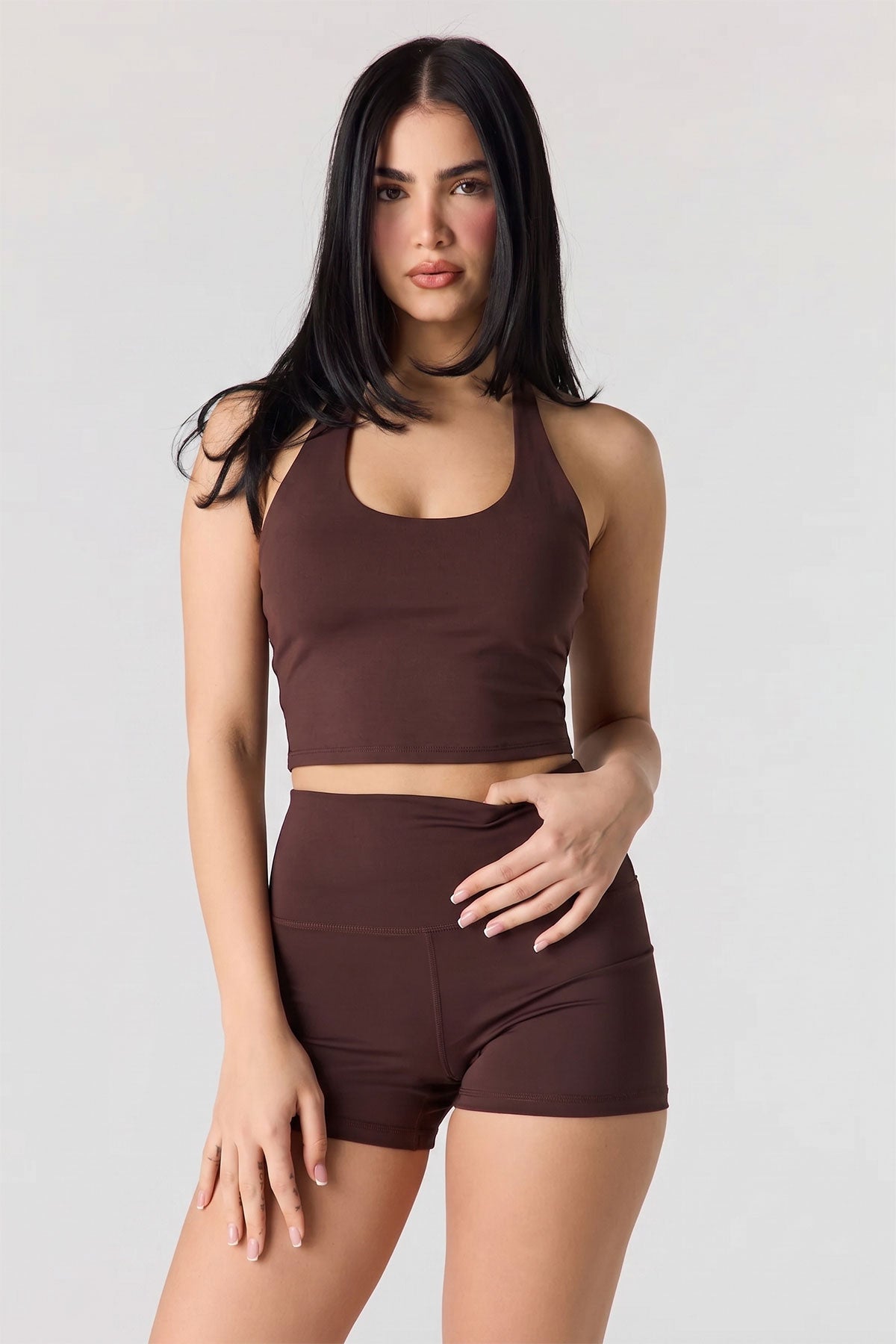Active High Density Short 3" - Brown
