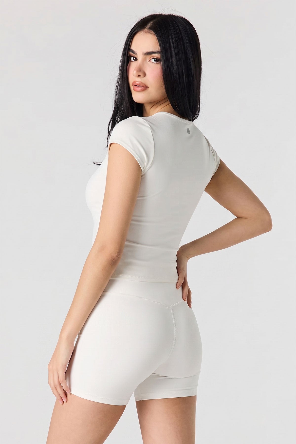Alt View 2. Active High Density Short 5" - White