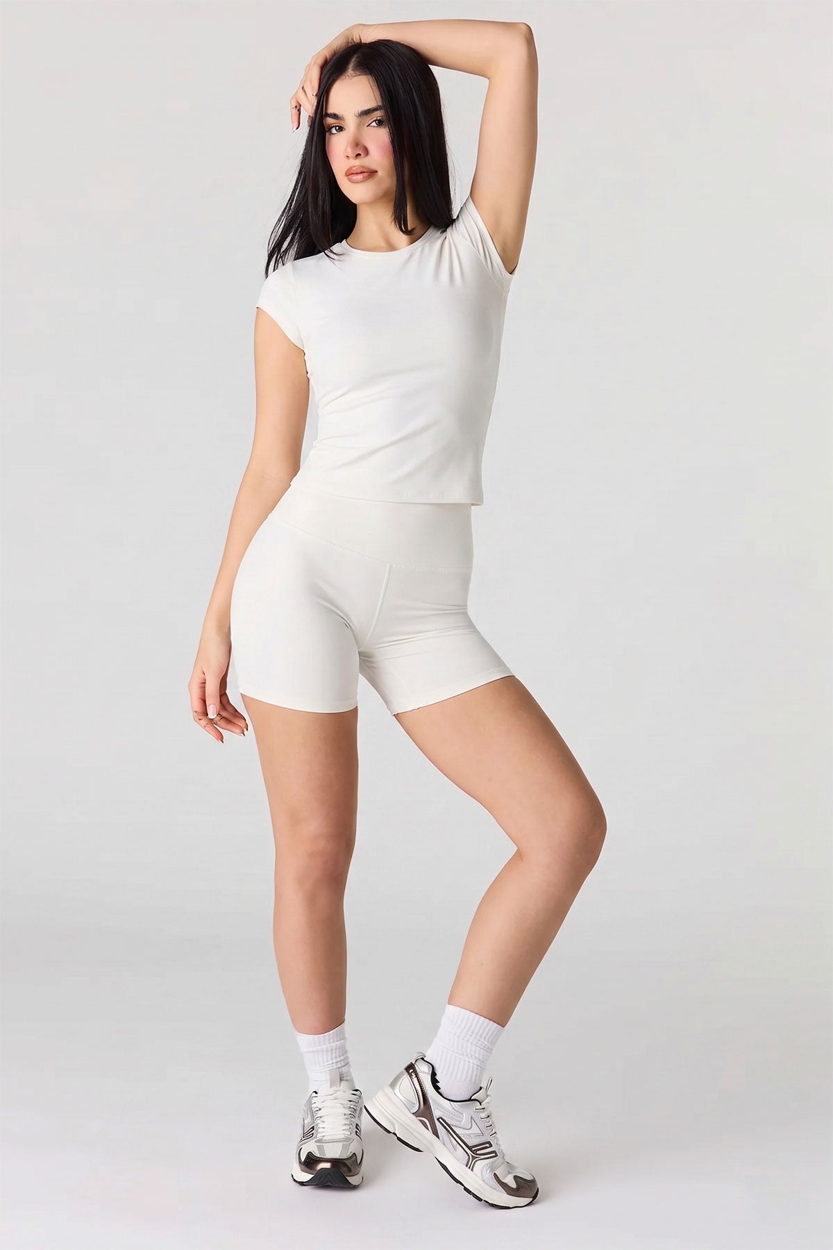 Alt View 3. Active High Density Short 5" - White