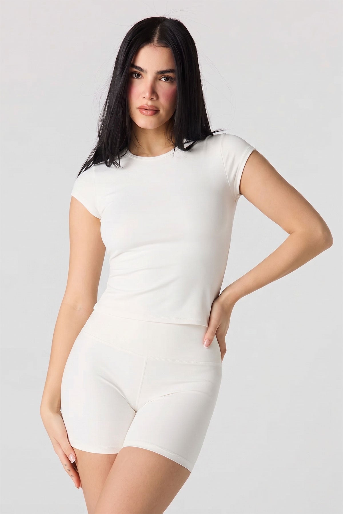 Active High Density Short 5" - White