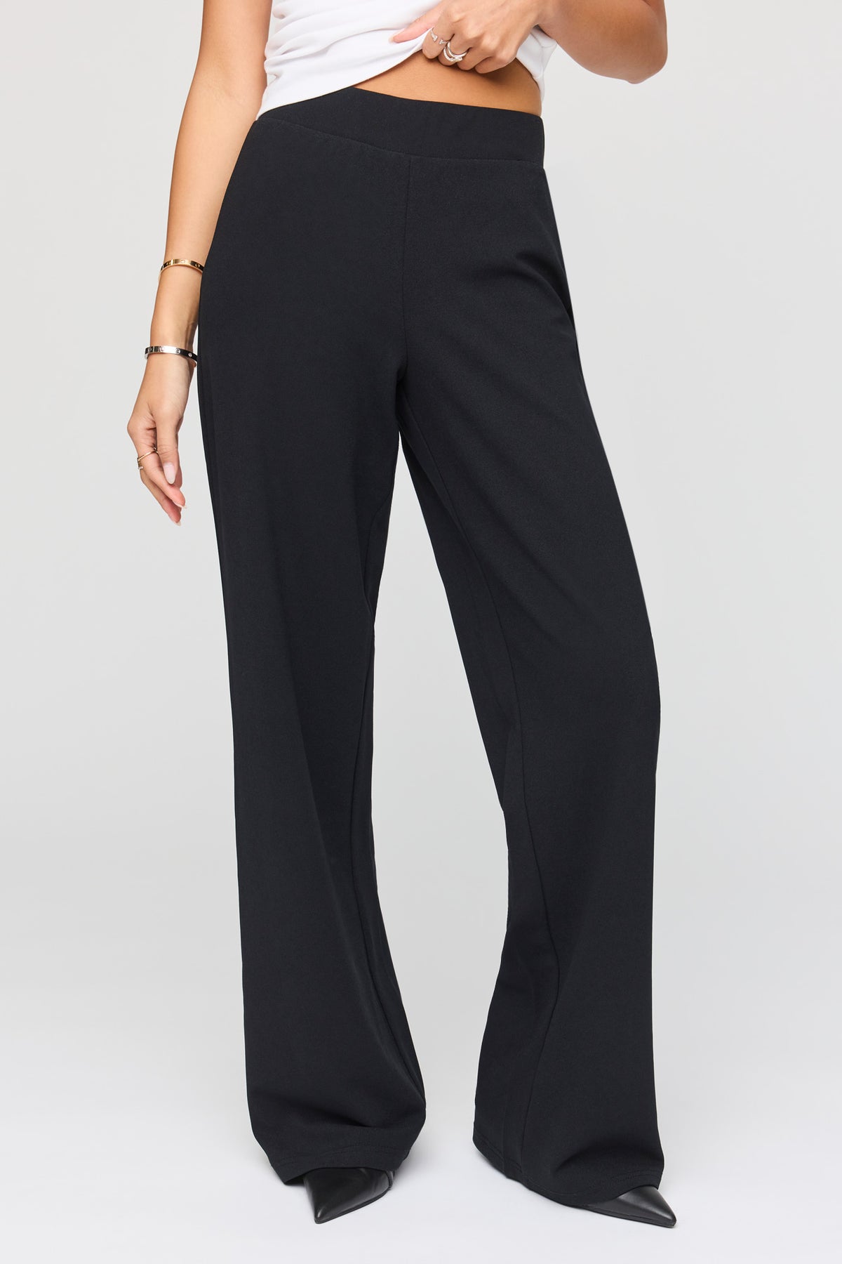 Alt View 2. Straight Leg Dress Pant - Black