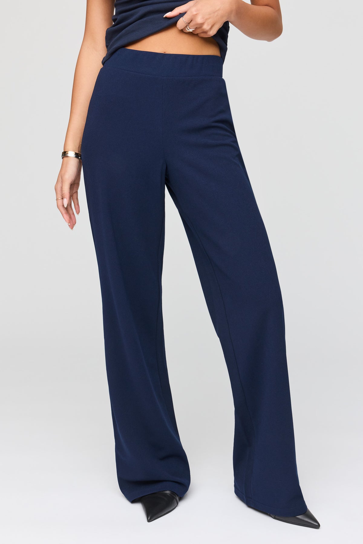 Alt View 2. Straight Leg Dress Pant - Navy