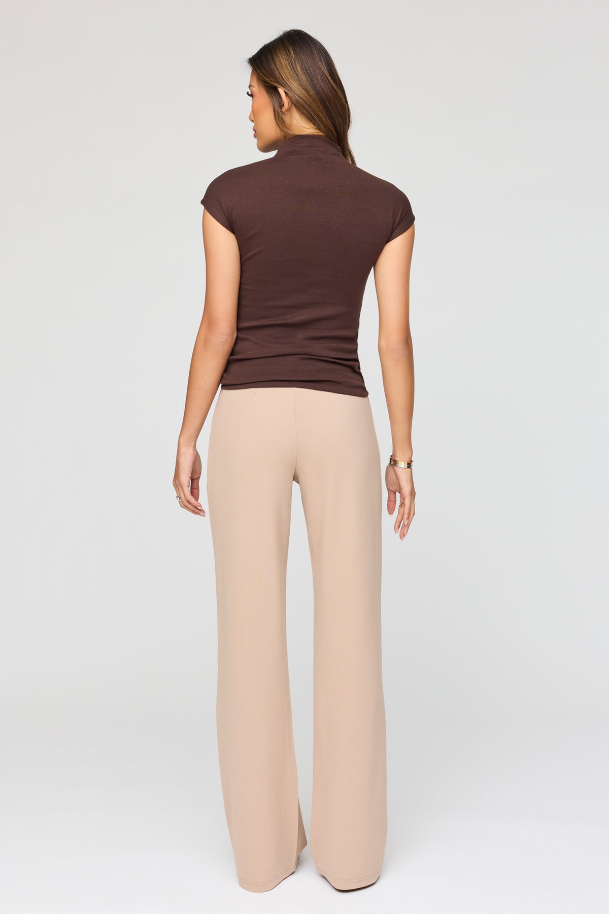 Alt View 3. Straight Leg Dress Pant - Taupe