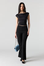 Pantalon habillé à fines rayures
