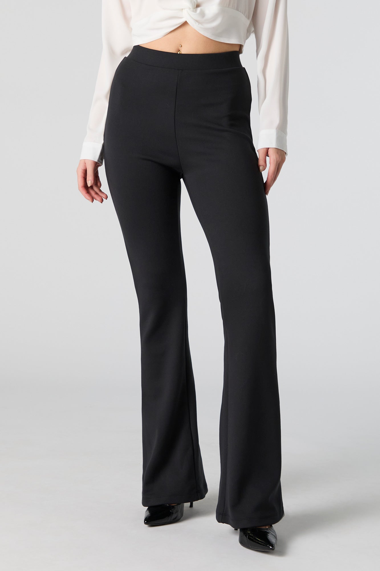 High Rise Flare Dress Pant