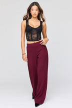 Pantalon habillé à jambe droite