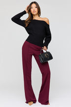 Pantalon habillé à jambe large