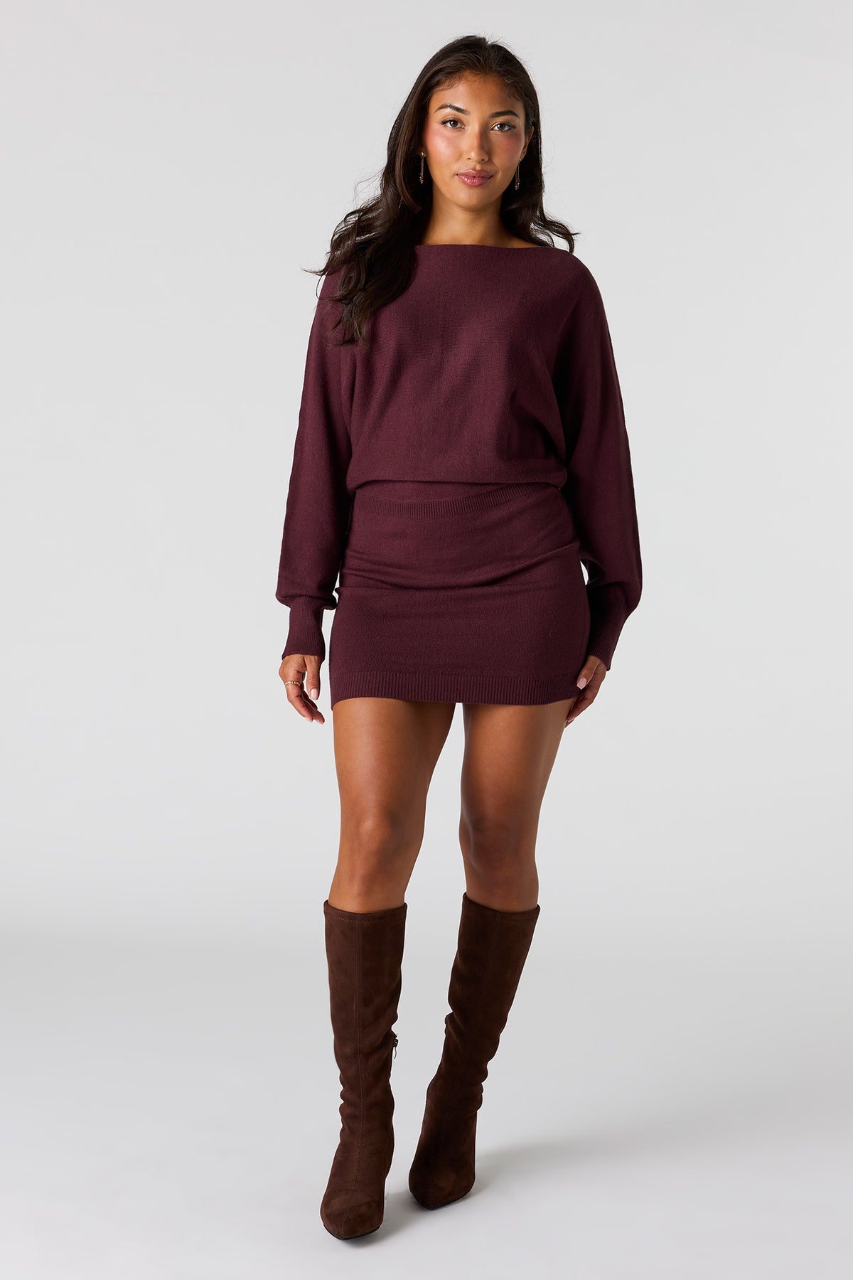 Vue alternative 3. Minirobe-chandail à manches longues