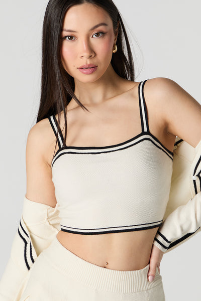 Paloma Knit Cropped Tank ブラック　フリーサイズ Paloma Tank