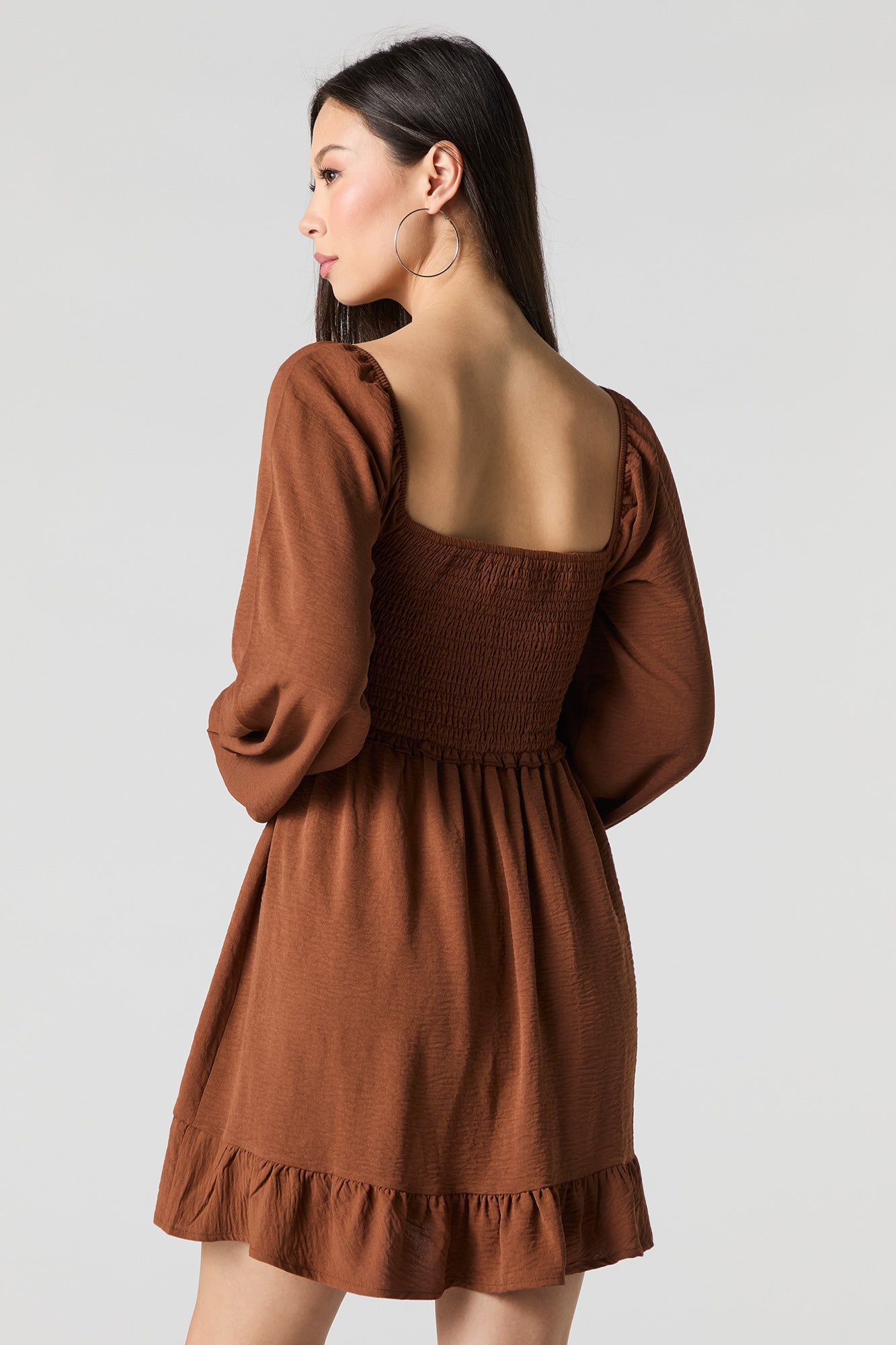 ◇Loulouseoul◇ Urban Dream Mini Dress Brown P0000FQJ 루루