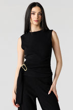 Metal Ring Wrap High Neck Tank