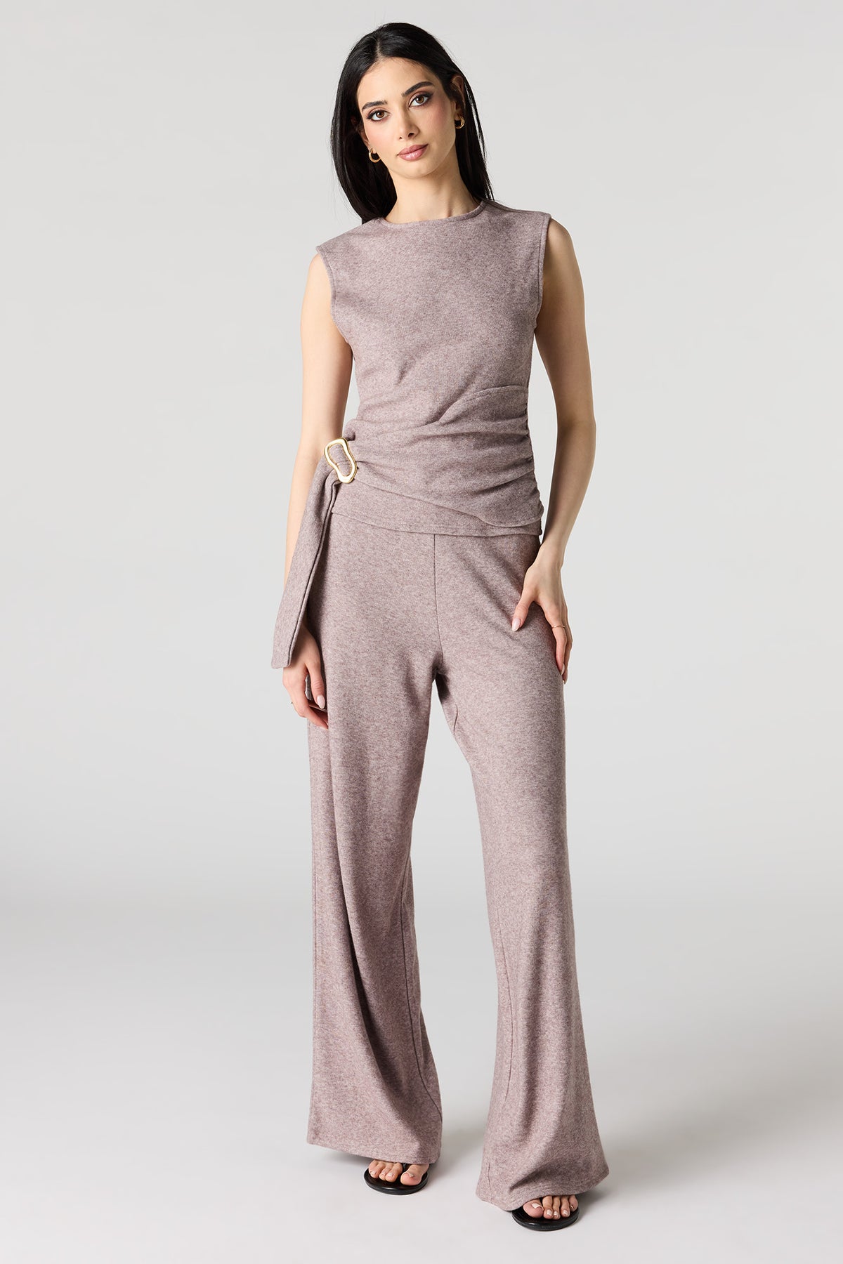 Pantalon à jambe large