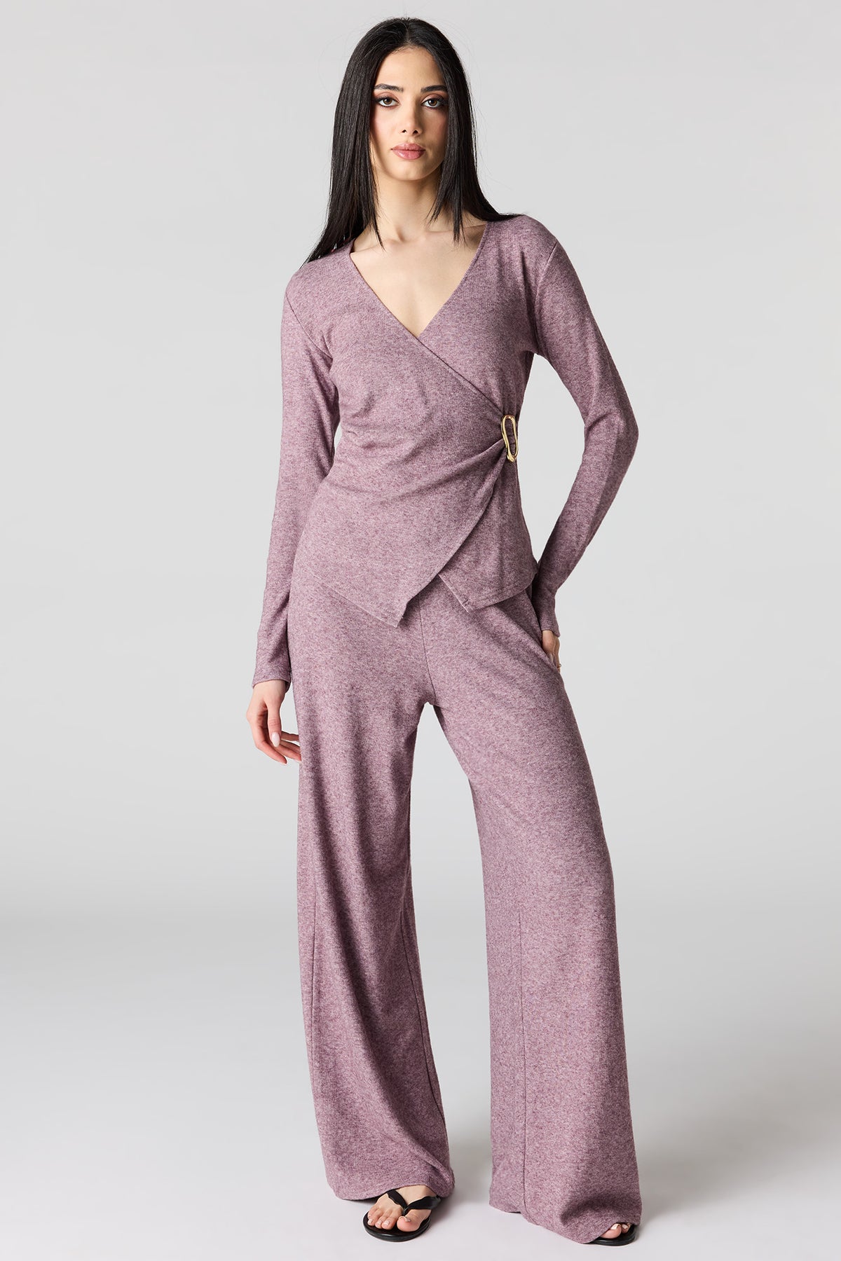 Pantalon à jambe large