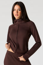 Luxe Scuba Zip Hoodie