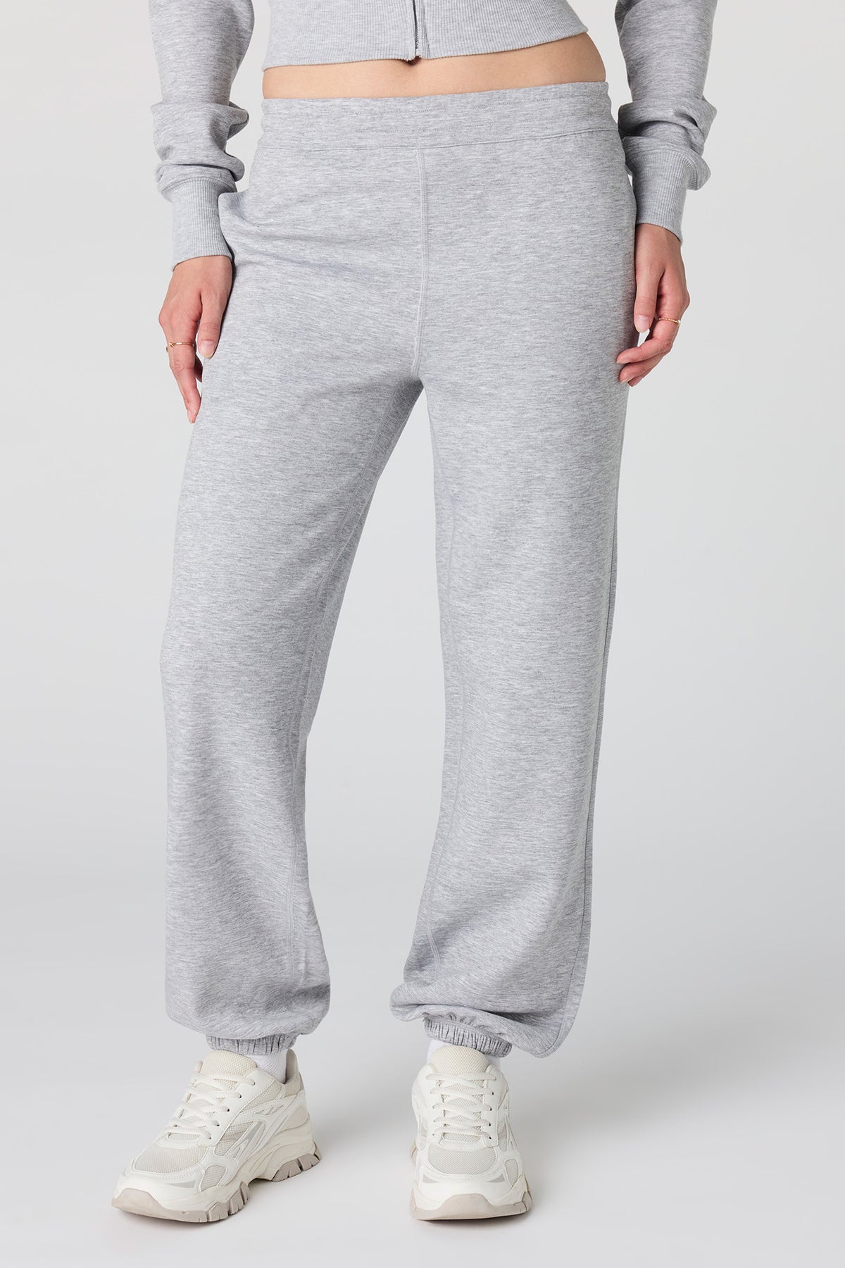 Alt View 2. Luxe Scuba Jogger - Heather Grey