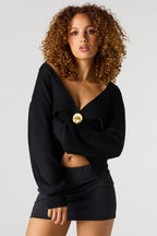 Single Button Cardigan