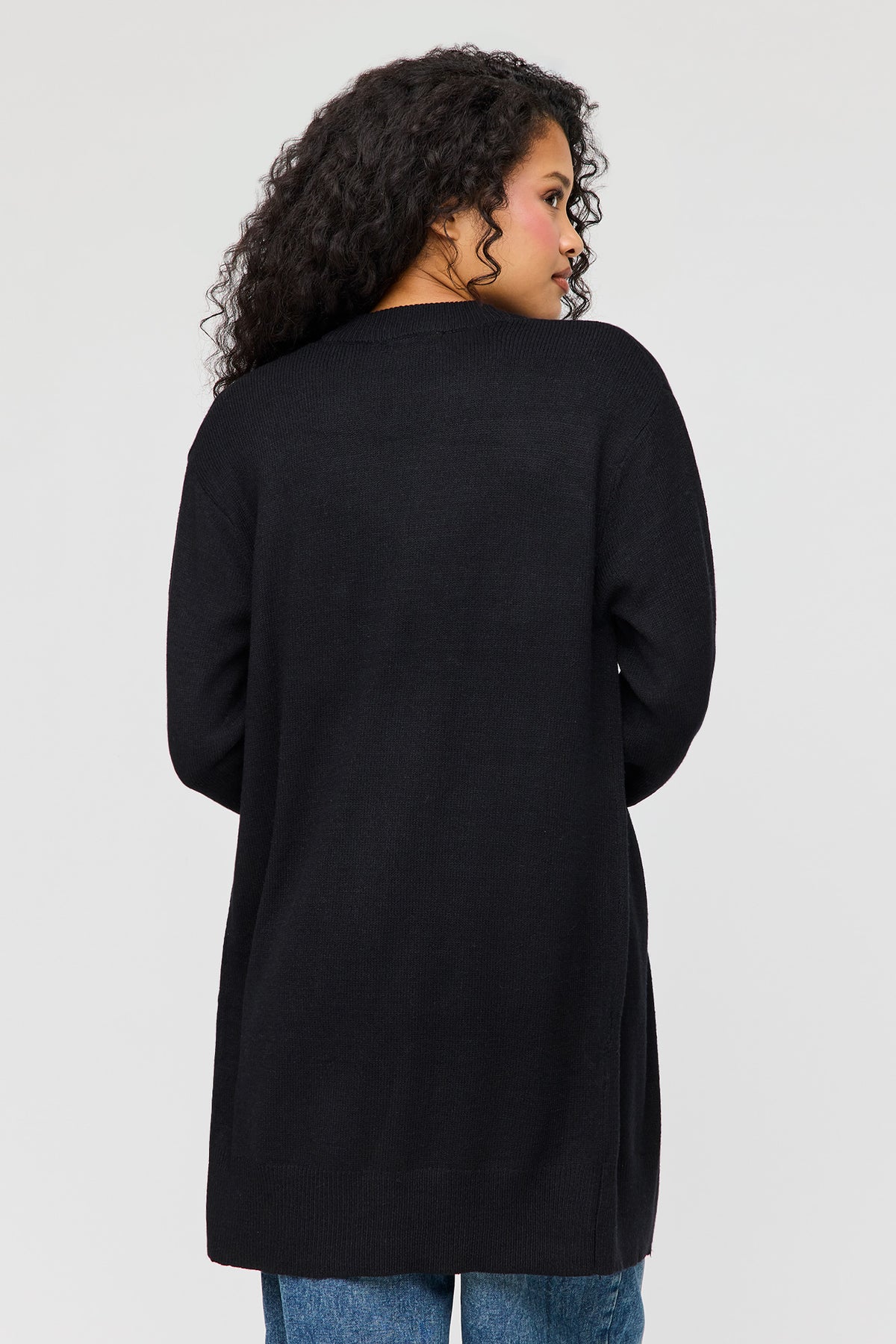 Vue alternative 2. Cardigan ouvert long