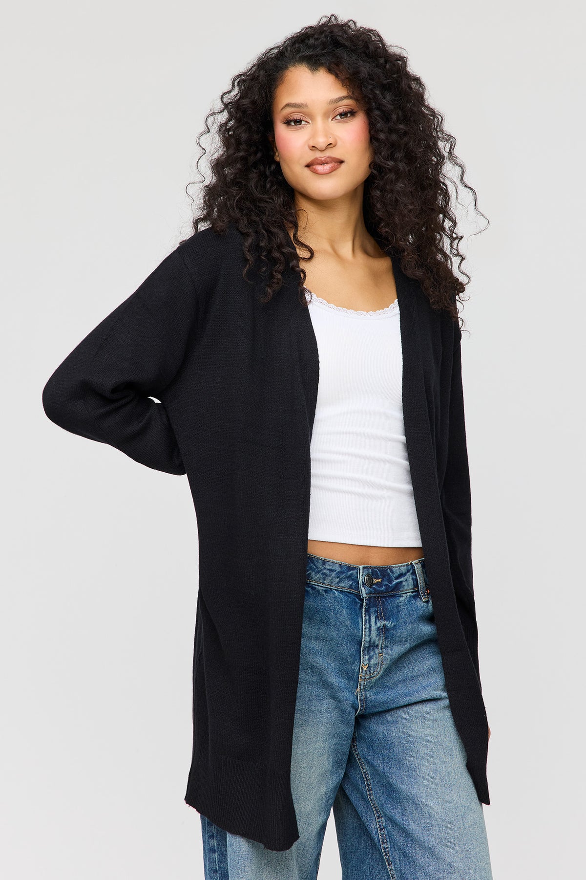 Cardigan ouvert long