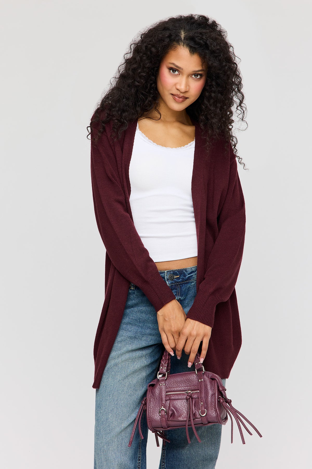 Cardigan ouvert long