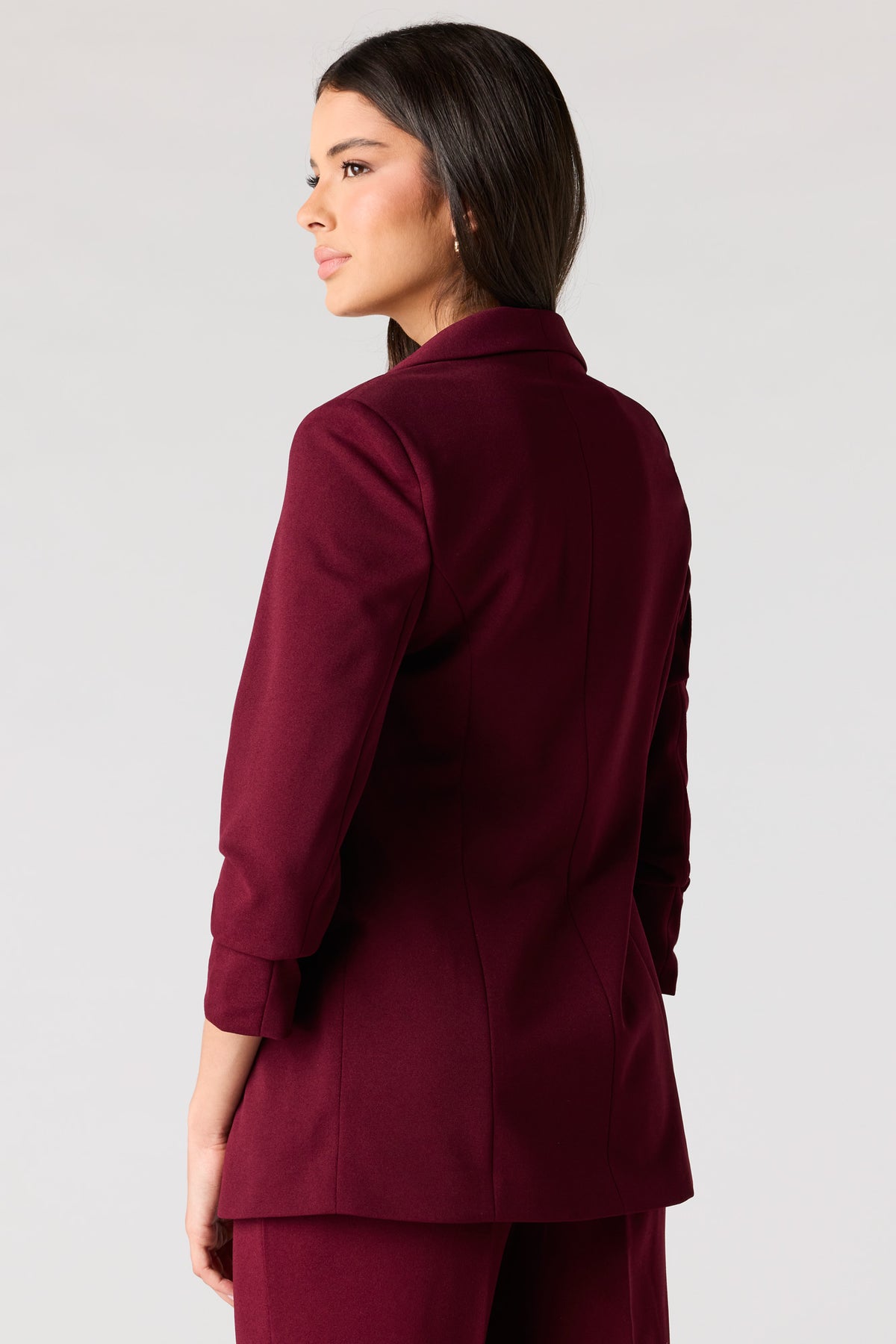Vue alternative 2. Blazer à manches ruchées