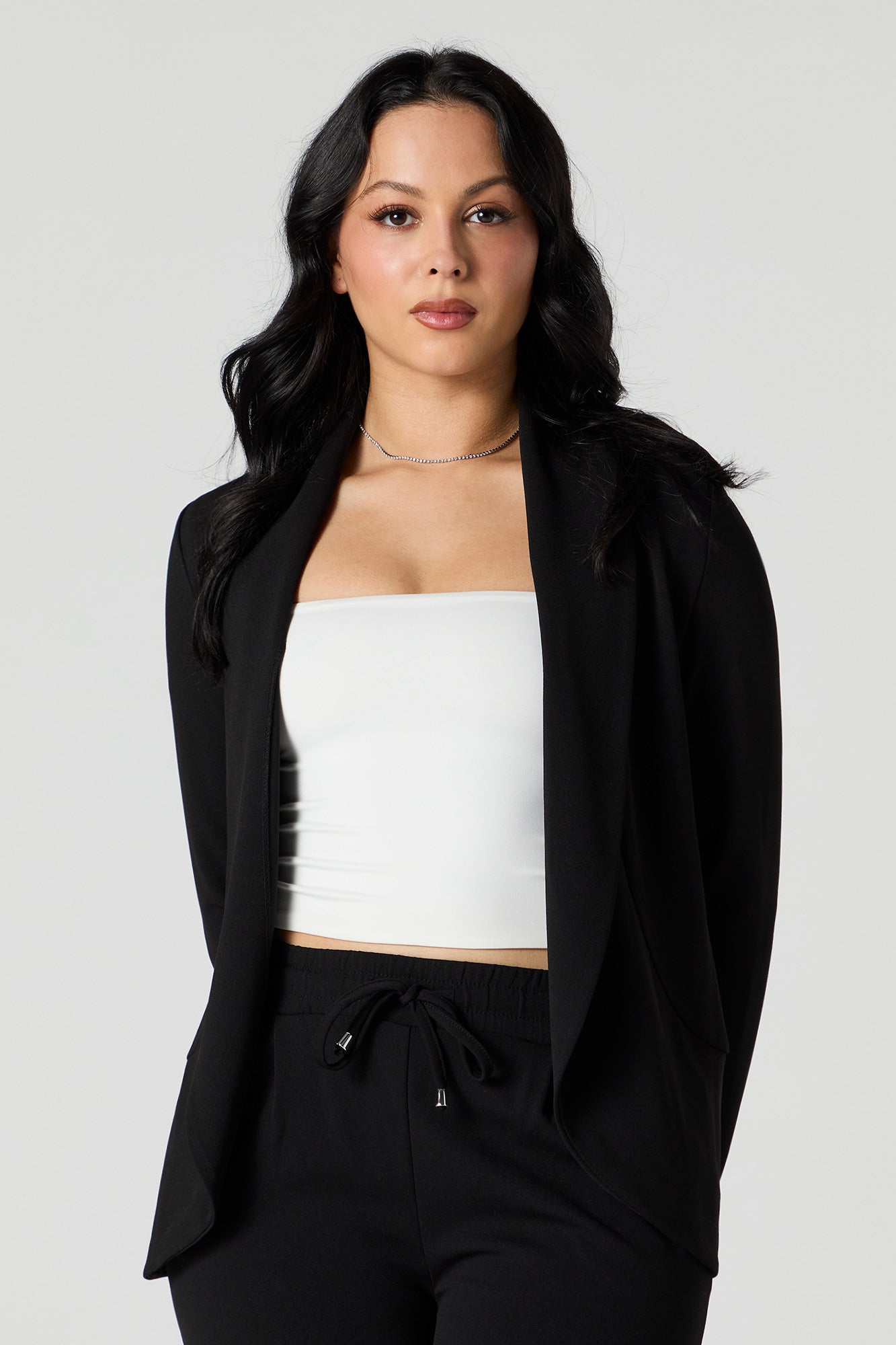 Crepe Cocoon Blazer