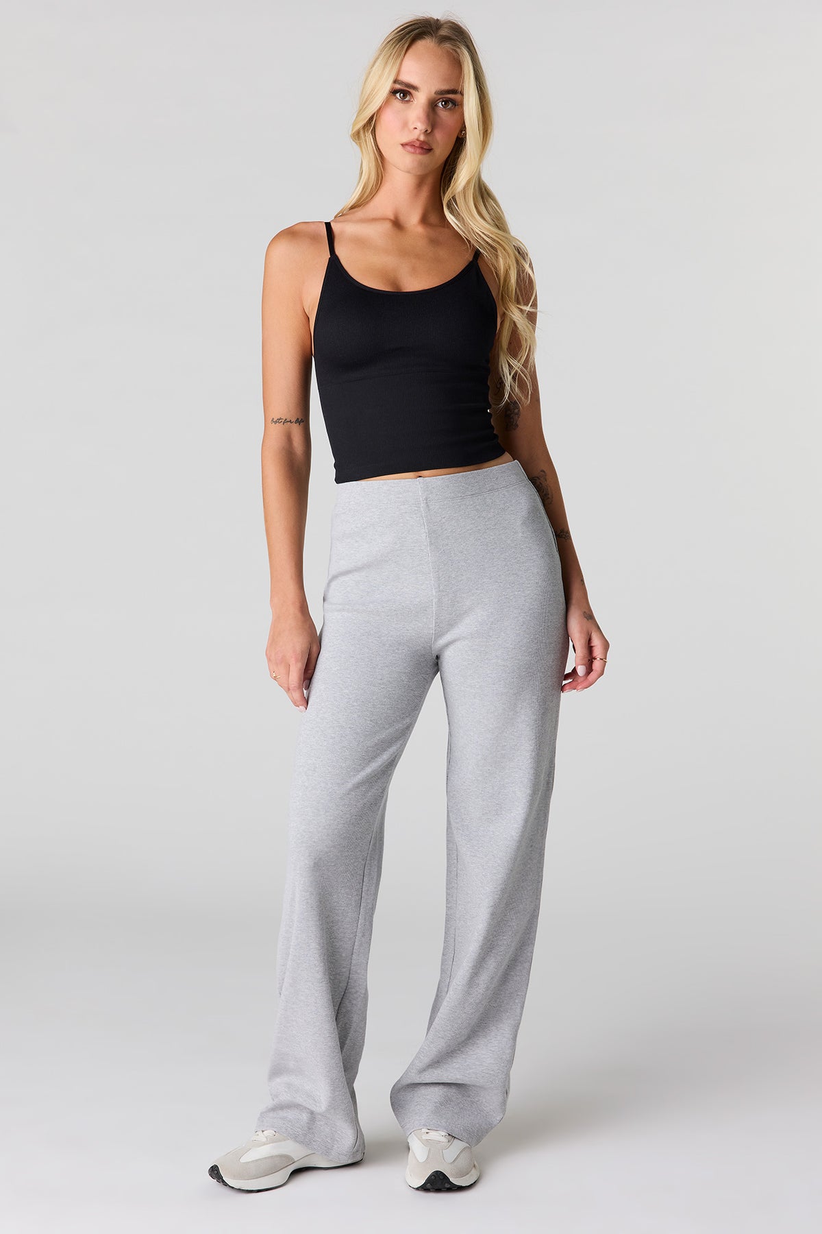Alt View 3. Braless Ribbed Seamless Tank - Black