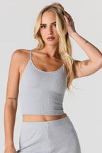 Braless Ribbed Seamless Tank