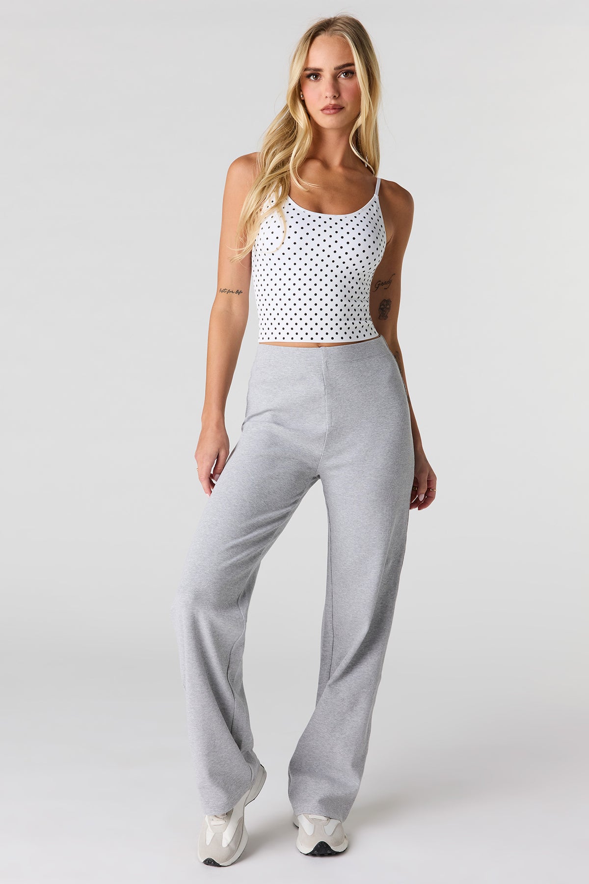 Alt View 4. Braless Ribbed Seamless Tank - Ivory