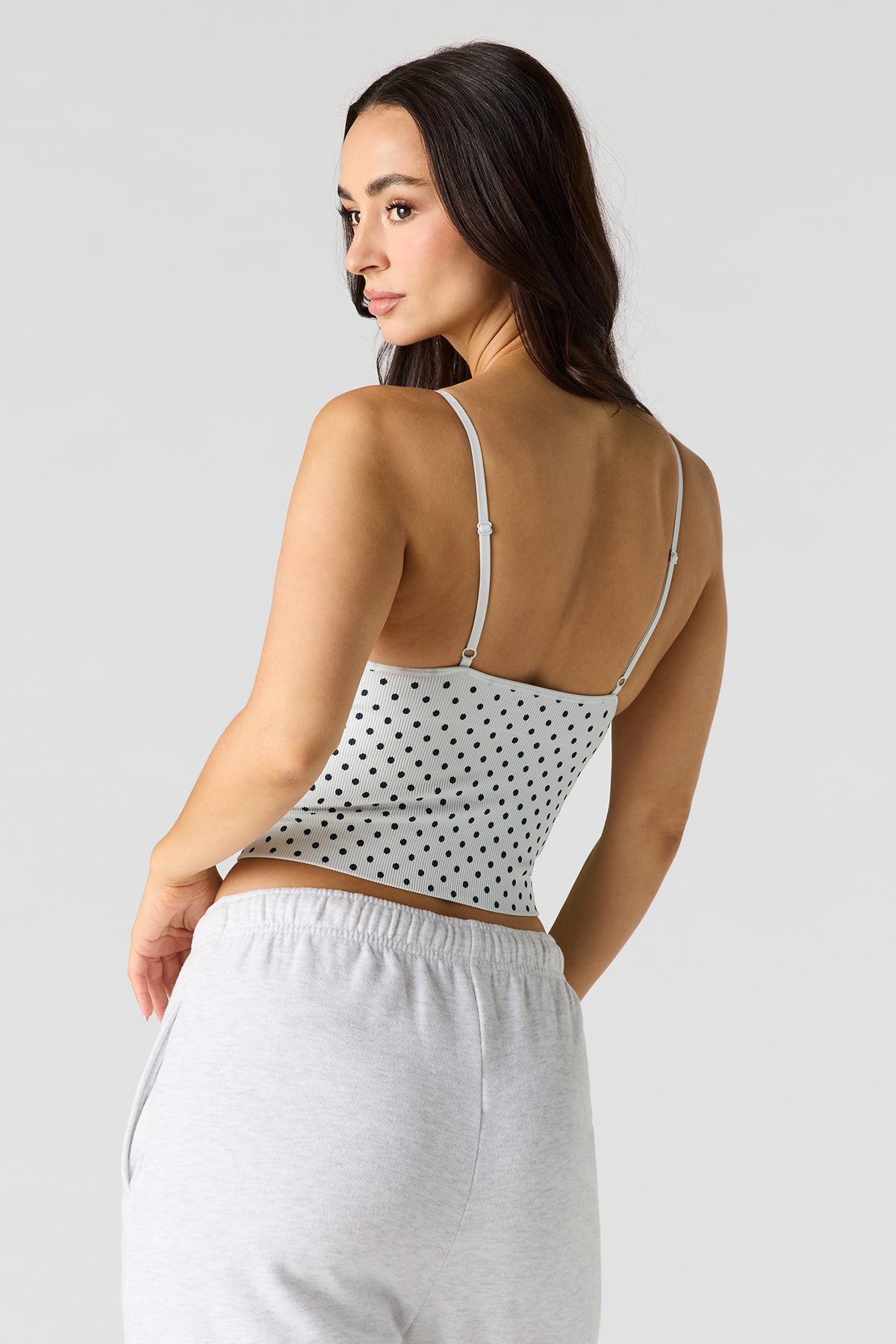 Alt View 2. Braless Ribbed Seamless Tank - Light Blue