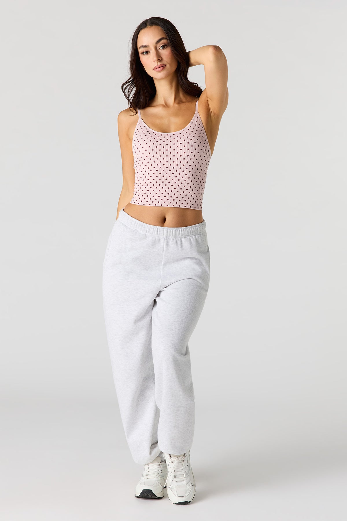 Alt View 3. Braless Ribbed Seamless Tank - Light Pink