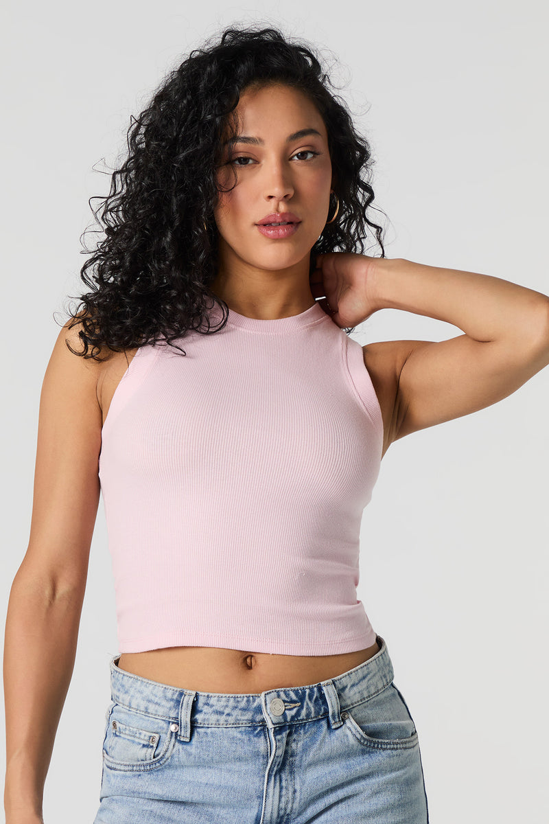 Ribbed Cropped Tank