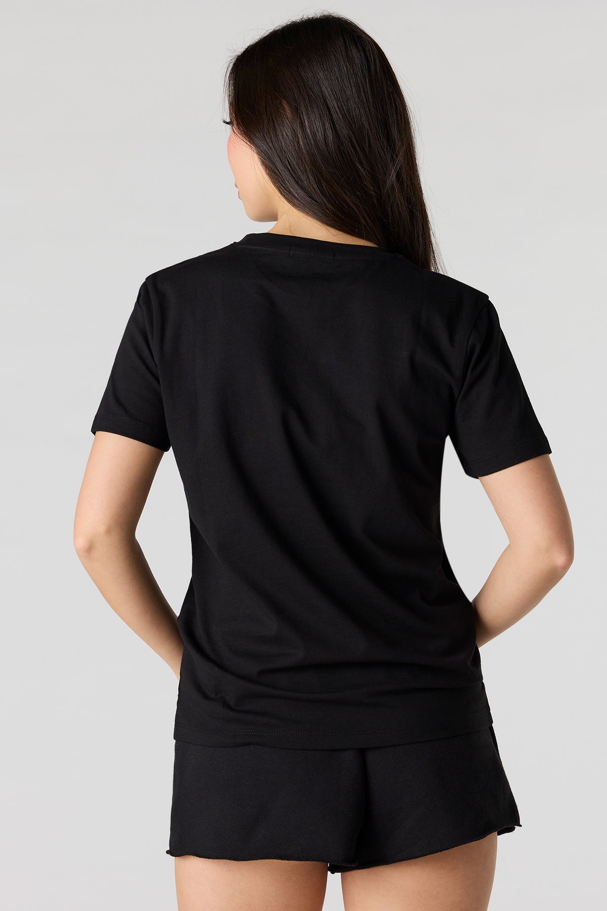 Alt View 2. Relaxed T-Shirt - Black