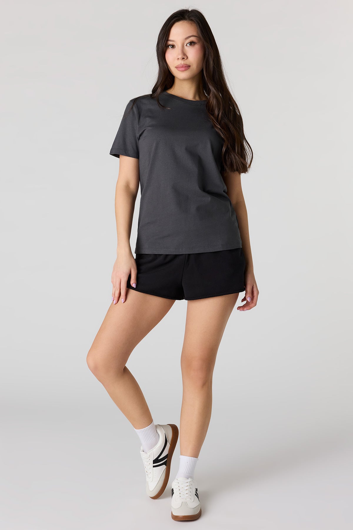 Alt View 3. Relaxed T-Shirt - Charcoal